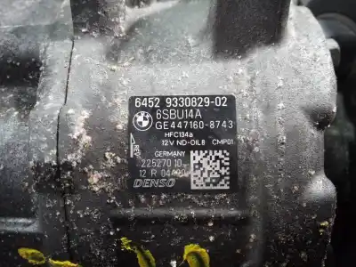 Peça sobressalente para automóvel em segunda mão compressor de ar condicionado a/a a/c por bmw serie 3 lim. (f30) 316d referências oem iam 4471608743 p3-b3-19-3 6sbu14a