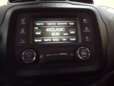 Second-hand car spare part audio system / radio cd for jeep renegade sport 4x2 oem iam references 07356594670 e2-b6-23-2 