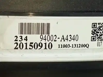 Peça sobressalente para automóvel em segunda mão quadrante por kia carens ( ) drive referências oem iam 94002a4340 e3-a3-24-4 20150910