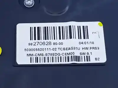 Peça sobressalente para automóvel em segunda mão quadrante por citroen c4 picasso feel referências oem iam 9827062880 e3-b2-30-4 