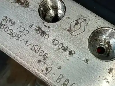 Peça sobressalente para automóvel em segunda mão abs por dacia sandero stepway referências oem iam 0265255794 p3-a8-14-2 476601209r