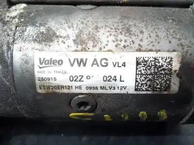 Second-hand car spare part starter motor for skoda octavia combi (5e5) active oem iam references 02z911024l p3-b7-8-2 250915