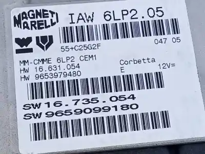 İkinci el araba yedek parçası ecu motor kontrol cihazi için citroen c4 berlina collection oem iam referansları 96559099180  9653979480