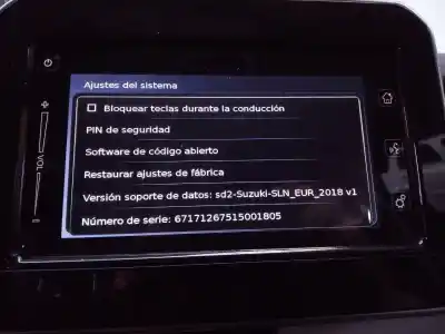 Gebrauchtes Autoersatzteil gps-navigationssystem zum suzuki ignis (/mf) glx oem-iam-referenzen   