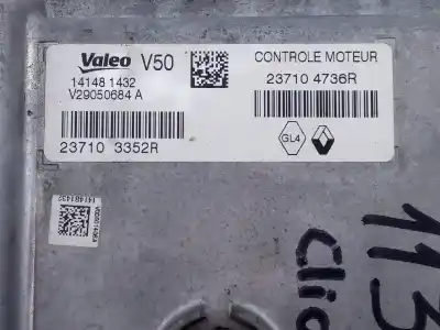 Second-hand car spare part ecu engine control for renault clio iv societé oem iam references 237103352r e2-a1-33-1 237104736r