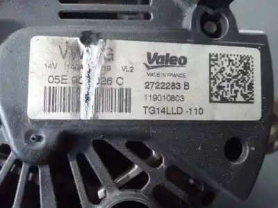 Автозапчастина б/у генератор для skoda fabia combi active посилання на oem iam 2722283b p3-b6-4-2 119010803