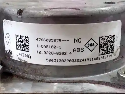 Автозапчастина б/у абс для dacia dokker stepway посилання на oem iam 476608587r p3-a8-14-3 10091514463