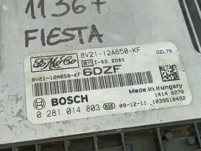 Second-hand car spare part ecu engine control for ford fiesta (cb1) trend oem iam references 8v2112a650kf e3-b3-24-1 0281014803