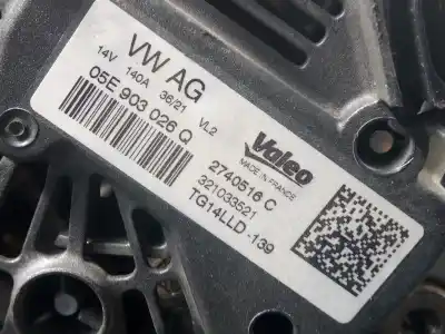 Second-hand car spare part alternator for seat leon (kl1) fr oem iam references 05e903026q p3-b6-7-3 2740516c