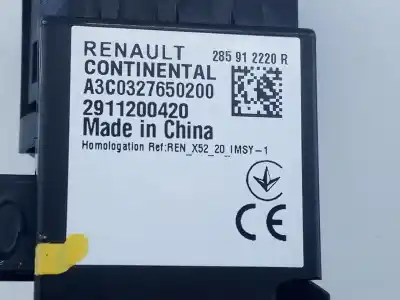 Автозапчастина б/у протикрадійний пристрій для dacia sandero iii stepaway посилання на oem iam 285912220r e2-a1-39-2 a3c0327650200