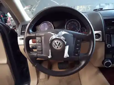 Peça sobressalente para automóvel em segunda mão volante por volkswagen touareg (7l6) 3.0 v6 tdi dpf referências oem iam 
