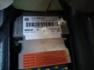 Автозапчасти б/у блок управления подушками безопасности за VOLKSWAGEN TOUAREG (7L6) 3.0 V6 TDI DPF ссылки OEM IAM 7L0959655  0285001991
