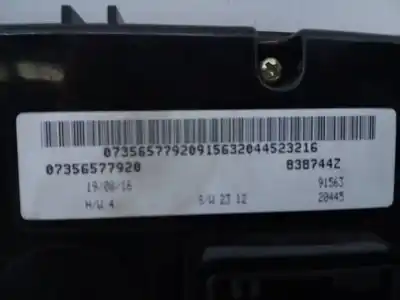 Peça sobressalente para automóvel em segunda mão comando de sofagem (chauffage / ar condicionado) por jeep renegade sport 4x2 referências oem iam 07356577920  838744z