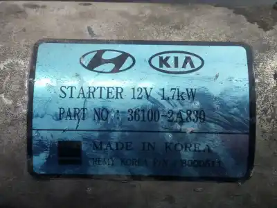 Peça sobressalente para automóvel em segunda mão motor de arranque por kia carens ( ) drive referências oem iam 361002a830 p3-b8-4-1 8000511