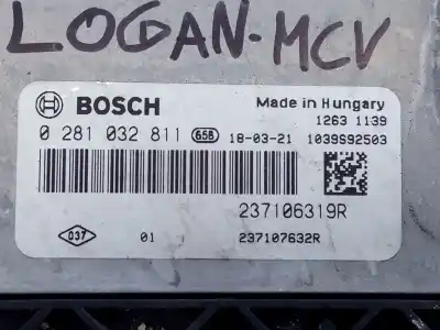 Автозапчастина б/у ебу контролер двигуна для dacia logan mcv ii prestige посилання на oem iam 237106319r e2-a1-30-1 0281032811