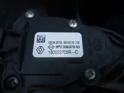 Автозапчастина б/у педаль акселератора для dacia logan mcv ii prestige посилання на oem iam 180022703r  