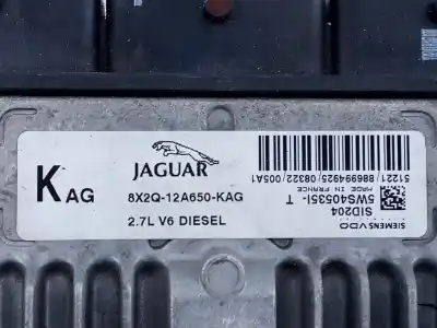 Second-hand car spare part ecu engine control for jaguar xf 2.7 v6 diesel cat oem iam references 8x2q12a650kag  5ws40535i