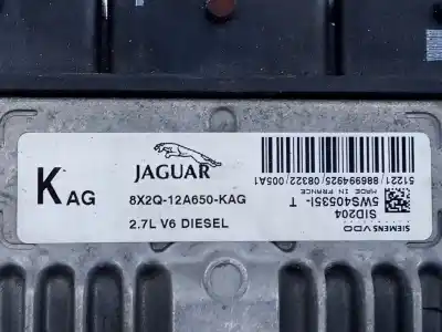 Pièce détachée automobile d'occasion calculateur moteur ecu pour jaguar xf 2.7 v6 diesel cat références oem iam 8x2q12a650kag e3-b3-55-3 5ws40535i