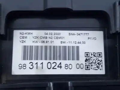 Second-hand car spare part dashboard for opel combo life edition oem iam references 9831102480 e3-a4-21-2 