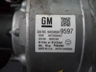 Автозапчастина б/у компресор кондиционера для opel mokka excellence посилання на oem iam 945595979597 p3-a3-13-3 
