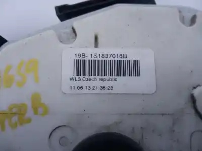 Second-hand car spare part front right door lock for skoda superb combi (3t5) ambition oem iam references 1s1837016b e1-a5-43-1 