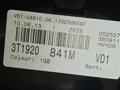 Автозапчасти б/у приборная доска за skoda superb combi (3t5) ambition ссылки oem iam 3t1920841m e2-a1-14-3 