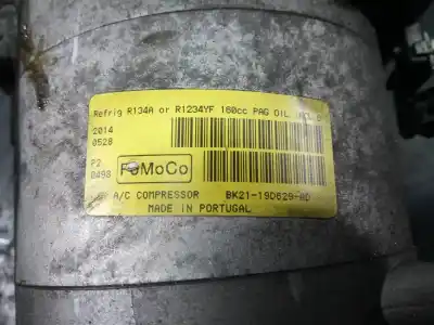 Peça sobressalente para automóvel em segunda mão compressor de ar condicionado a/a a/c por ford transit mod. 2000 bus ft 300 2.0 tourneo referências oem iam bk2119d629ad p3-b2-3-2 