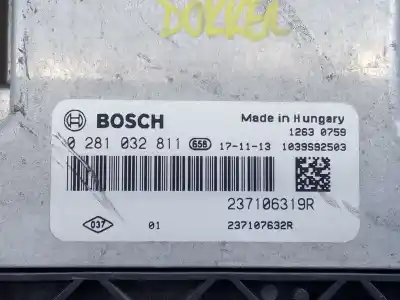 Автозапчастина б/у ебу контролер двигуна для dacia dokker ambiance посилання на oem iam 237106319r e2-a1-40-1 0281032811