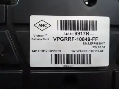 Автозапчасти б/у приборная доска за renault clio iv dynamique ссылки oem iam 248109917r e2-a1-18-2 