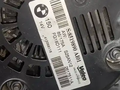 Pezzo di ricambio per auto di seconda mano alternatore per bmw serie 3 lim. (f30) 320d xdrive riferimenti oem iam   