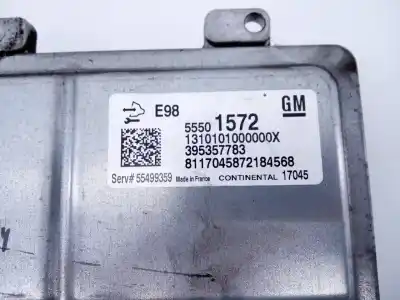 Автозапчастина б/у ебу контролер двигуна для opel mokka excellence посилання на oem iam 55501572 e3-a5-30-1 395357783