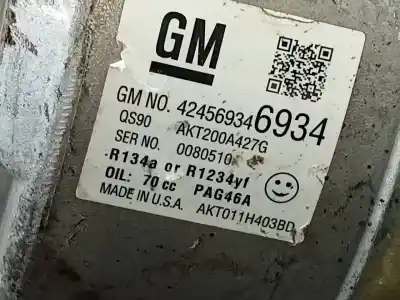 Pezzo di ricambio per auto di seconda mano compressore aria condizionata per opel mokka excellence riferimenti oem iam 242569346934 p3-b3-18-1 0080510