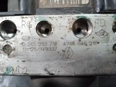 Peça sobressalente para automóvel em segunda mão abs por dacia sandero laureate referências oem iam 476604621r p3-b9-12-1 0265232718