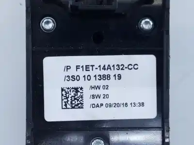 Peça sobressalente para automóvel em segunda mão botão / interruptor elevador vidro dianteiro esquerdo por ford c-max (ceu) * referências oem iam f1et14a132cc e3-b3-25-1 