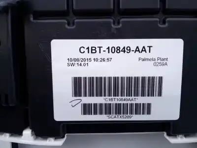 Pezzo di ricambio per auto di seconda mano pannello degli strumenti per ford fiesta (ccn) trend riferimenti oem iam c1bt10849aat e3-b3-29-3 