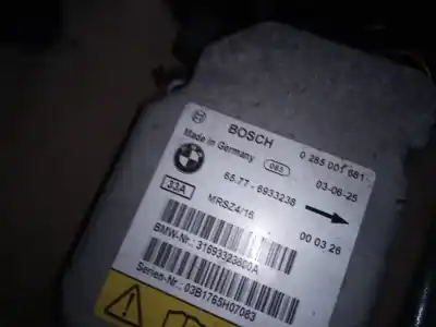 Peça sobressalente para automóvel em segunda mão centralina de airbag por bmw x5 (e53) 3.0i referências oem iam 0285001681