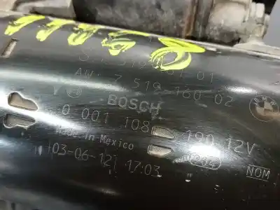 Second-hand car spare part starter motor for bmw x5 (e53) 3.0i oem iam references 751916002 p3-b7-19-1 0001108190