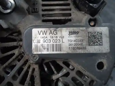 Pezzo di ricambio per auto di seconda mano alternatore per skoda rapid active riferimenti oem iam c3l903023l p3-a4-18-4 
