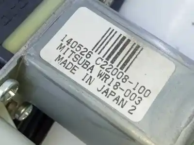 Автозапчастина б/у регулятор переднього правого скла для nissan pulsar (c13) acenta посилання на oem iam 807003zl0b e2-a4-53-2 140526c22008100