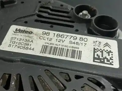 Pezzo di ricambio per auto di seconda mano alternatore per citroen c3 live riferimenti oem iam 9818677980 p3-b6-14-3 