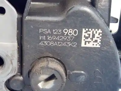Second-hand car spare part front right door lock for citroen c3 live oem iam references 123980 e1-a4-52-2 4308a1243k2