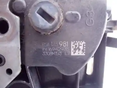 Second-hand car spare part left front door lock for citroen c3 live oem iam references 16942935 e1-a4-52-1 3308m513l7