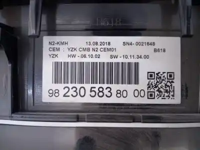 Peça sobressalente para automóvel em segunda mão quadrante por citroen c3 live referências oem iam 9823058380 e3-b2-38-3 