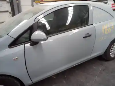 Second-hand car spare part left front door for opel corsa d cosmo oem iam references   