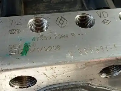 Pezzo di ricambio per auto di seconda mano abs per renault kadjar intens riferimenti oem iam 476607394r p3-b9-14-2 