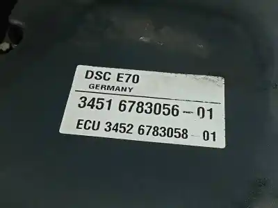 Peça sobressalente para automóvel em segunda mão abs por bmw x5 (e70) 3.0sd referências oem iam 07110510229 p3-b9-17-5 3451678305601