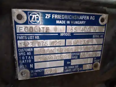 Pezzo di ricambio per auto di seconda mano riduttore per renault master kipper l2h1 3.5t riferimenti oem iam zf4006 m1-b3-164 