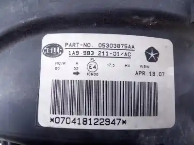 Peça sobressalente para automóvel em segunda mão farol / farolim esquerdo por jeep compass limited referências oem iam 070418122947 e1-b5-47-1 