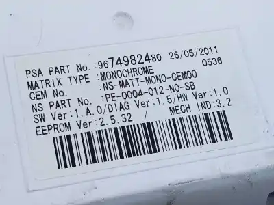 Piesă de schimb auto la mâna a doua ceas bord pentru peugeot 3008 active referințe oem iam 9676464480 e3-b2-30-3 9674982480