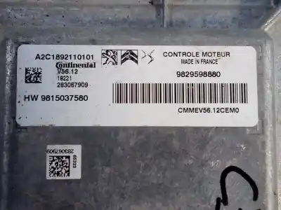 Second-hand car spare part ecu engine control for citroen c3 live oem iam references 9829598880 e3-b2-25-2 9815037580